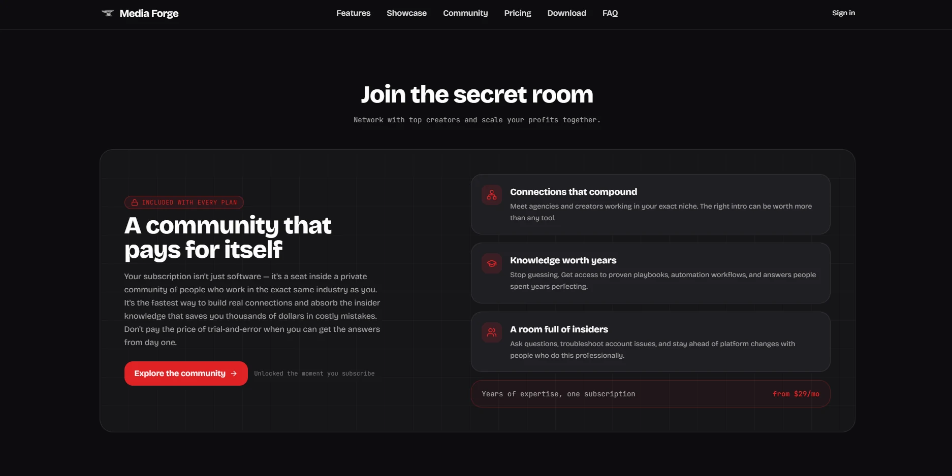 The Secret Room: Gated Community & Strategy Forum
